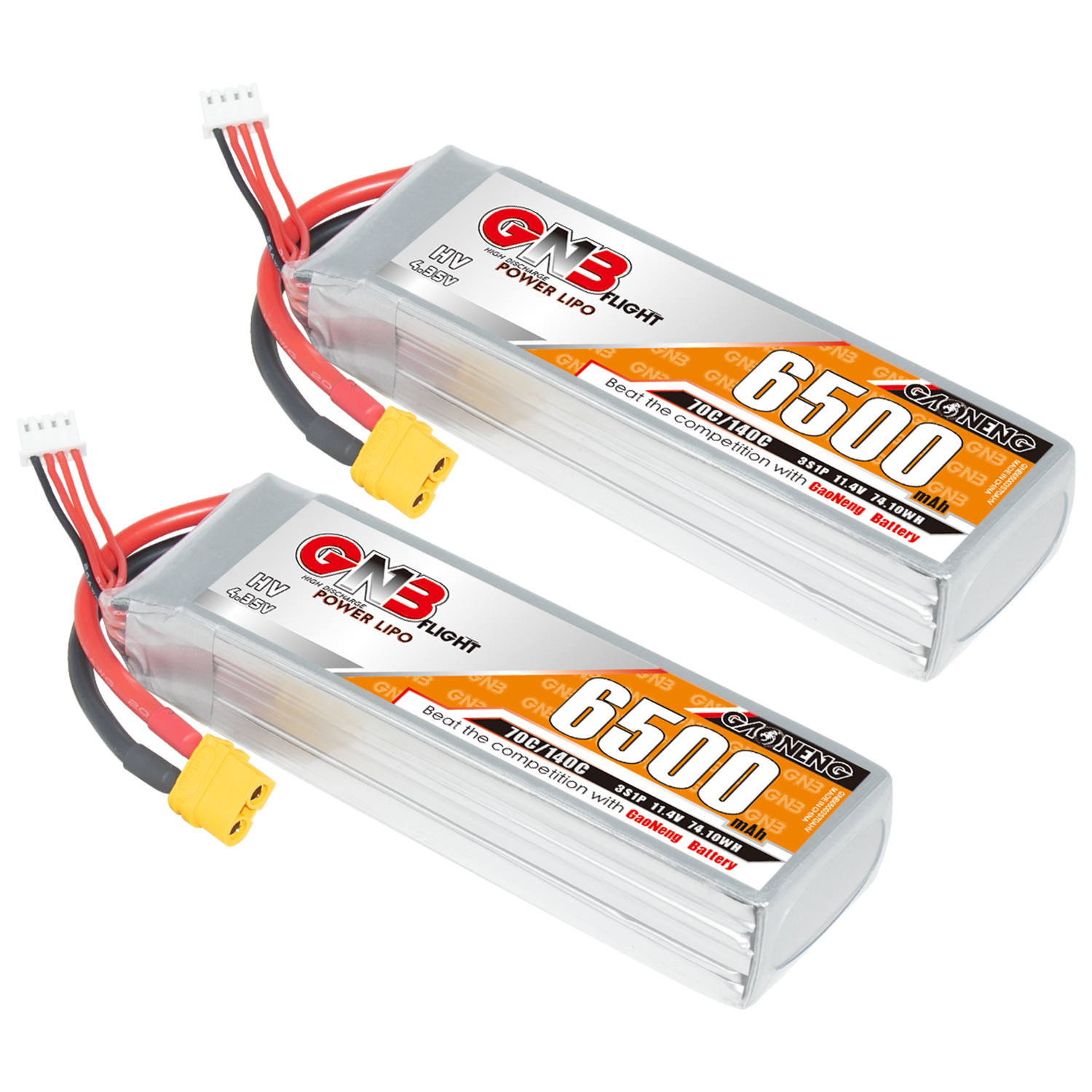 GAONENG GNB HV 3S 11.4V 6500mAh 70C LiPo Battery XT60