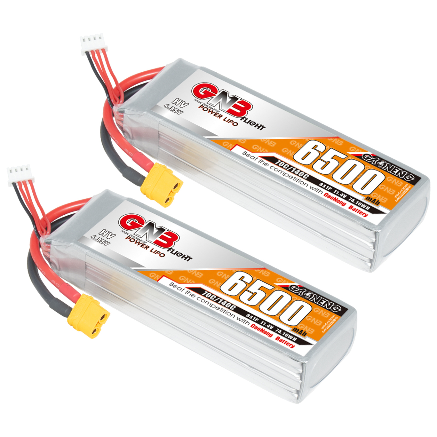 GAONENG GNB HV 3S 11.4V 6500mAh 70C LiPo Battery XT60