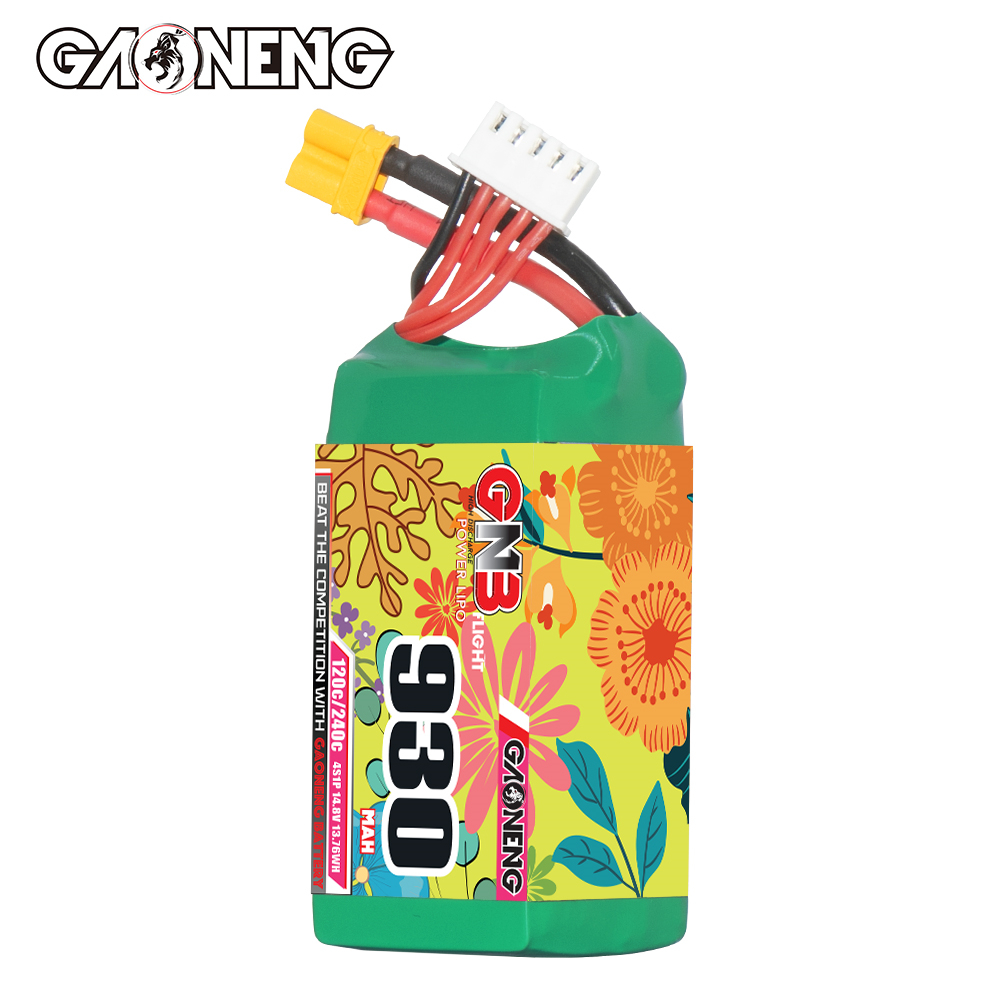 GAONENG GNB 4S 14.8V 930mAh 120C XT30 LiPo Battery