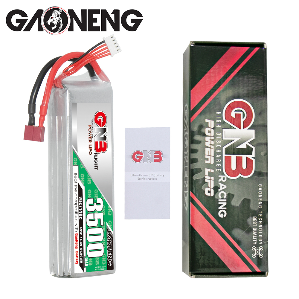GAONENG GNB 4S 14.8V 3500mAh 70C T-PLUG LiPo Battery