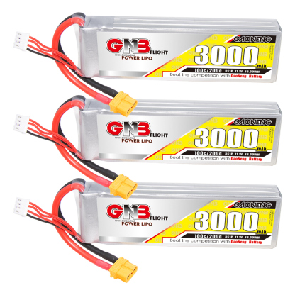 GAONENG GNB 3S 11.1V 3000mAh 100C LiPo Battery XT60