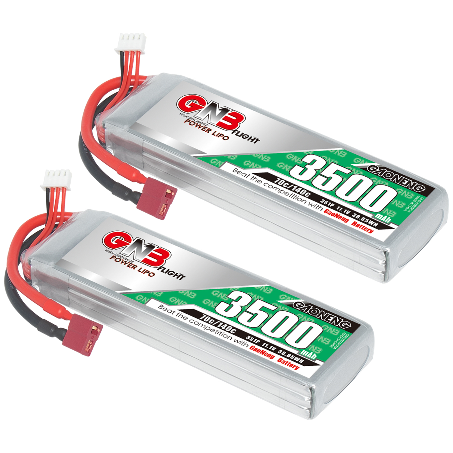 GAONENG GNB 3S 11.1V 3500mAh 70C LiPo Battery T-PLUG
