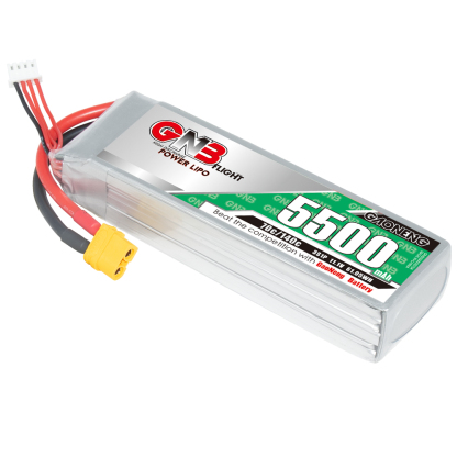 1PCS - GAONENG GNB 3S 11.1V 5500mAh 70C LiPo Battery XT60