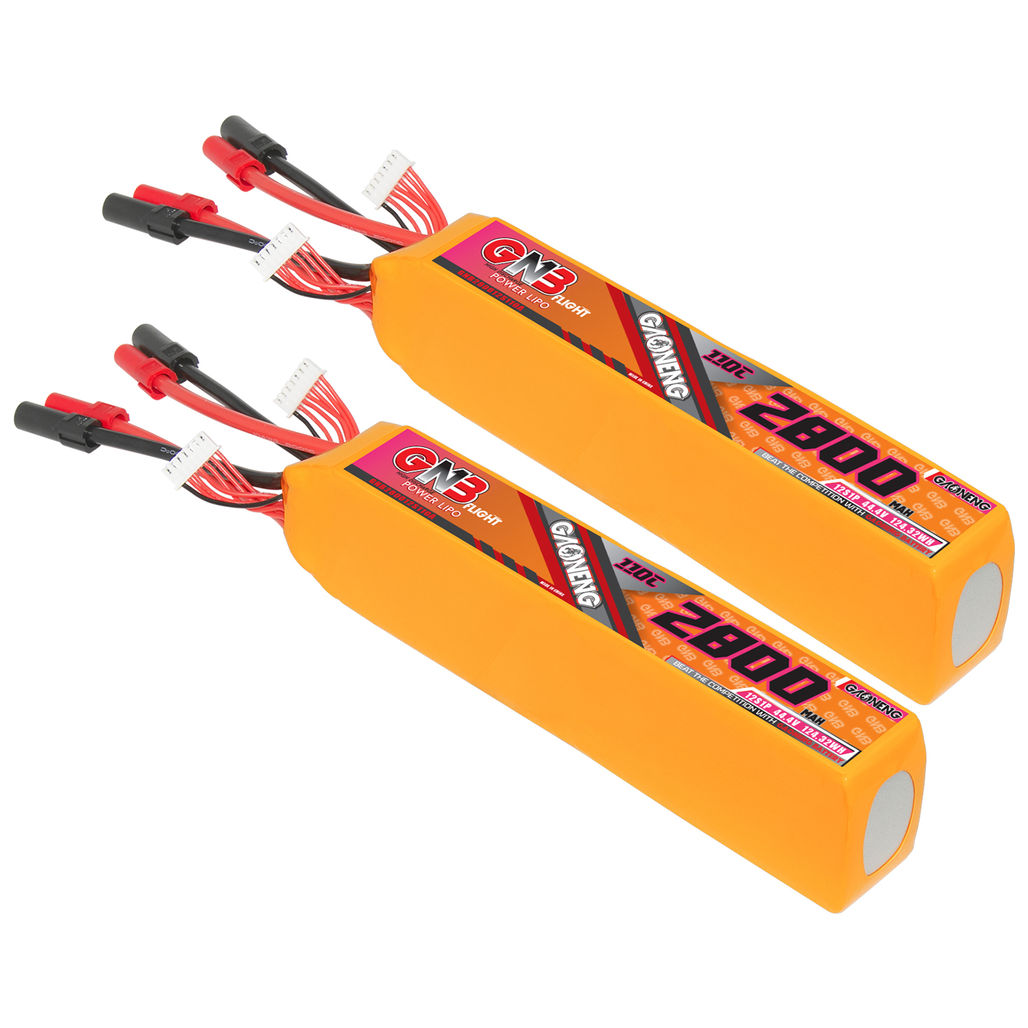 GAONENG GNB 12S 44.4V 2800mAh 110C LiPo Battery XT150