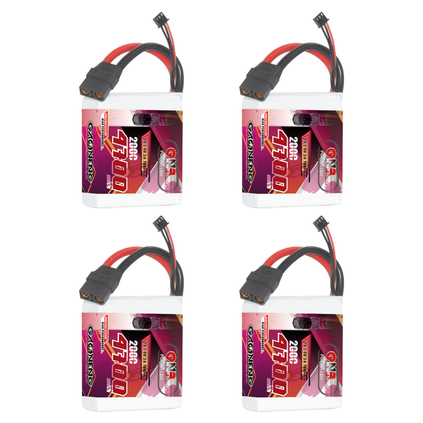GAONENG GNB 2S 7.4V 4700mAh 200C LiPo Battery XT90