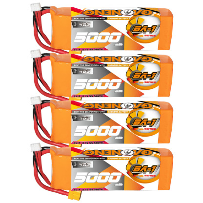 GAONENG GNB BA-1 Series 3S 11.1V 5000mAh 40C LiPo Battery XT60