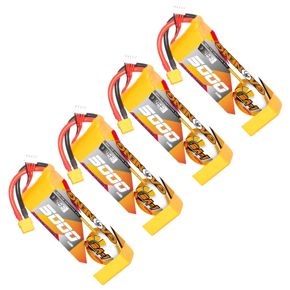 GAONENG GNB BA-1 Series 4S 14.8V 5000mAh 40C LiPo Battery XT60