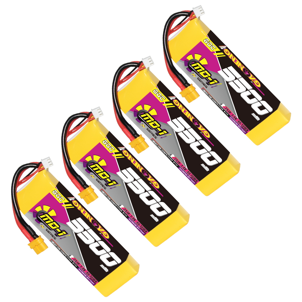 GAONENG GNB MD-1 Series 2S 7.4V 5500mAh 60C LiPo Battery XT60