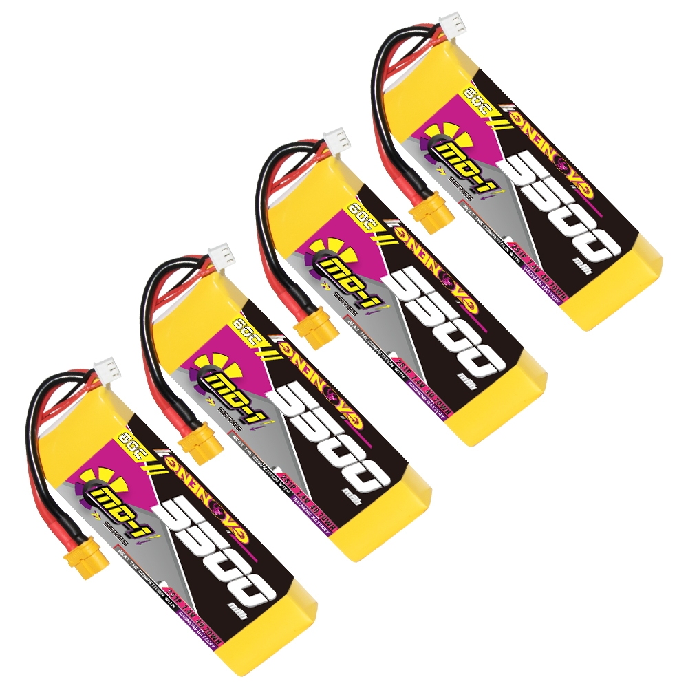 GAONENG GNB MD-1 Series 2S 7.4V 5500mAh 60C LiPo Battery XT60