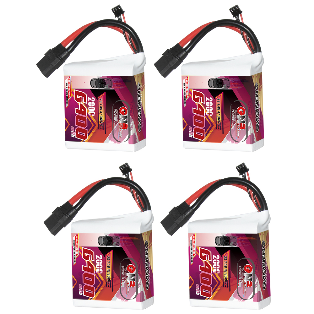GAONENG GNB 2S 7.4V 6400mAh 200C LiPo Battery XT90