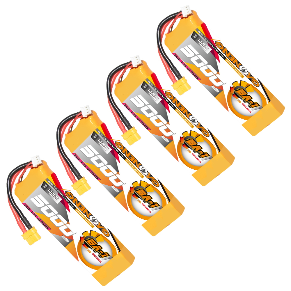 GAONENG GNB BA-1 Series 2S 7.4V 5000mAh 40C LiPo Battery XT60