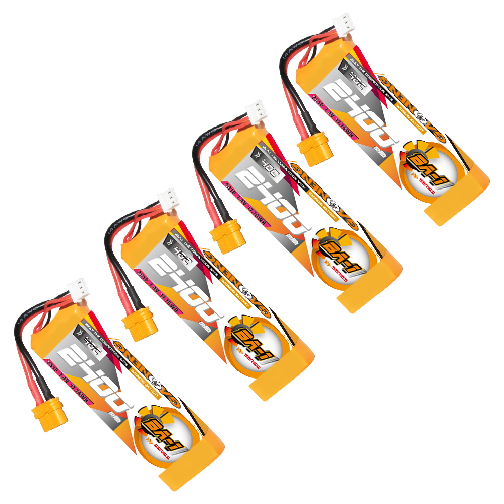 GAONENG GNB BA-1 Series 2S 7.4V 2400mAh 40C LiPo Battery XT60