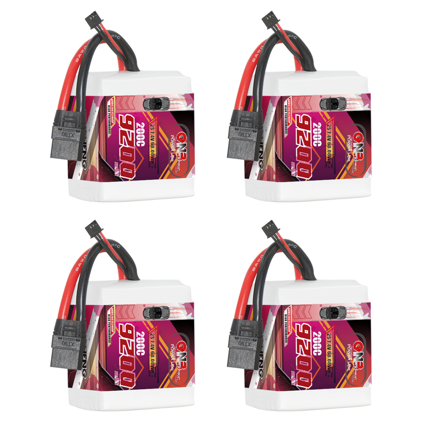 GAONENG GNB 2S 7.4V 9200mAh 200C LiPo Battery XT90