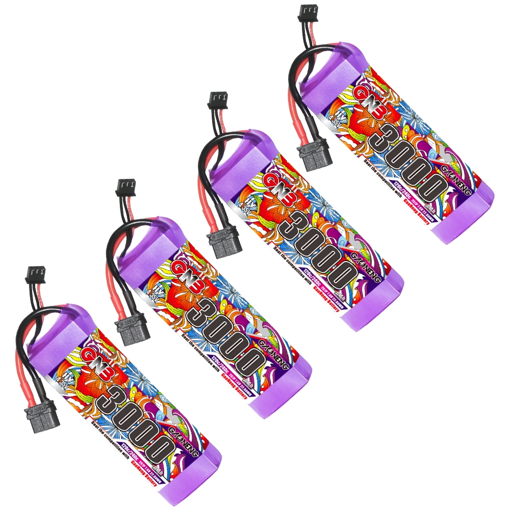 GAONENG GNB LiHV 2S 7.6V 3000mAh 120C LiPo Battery XT60 Connector