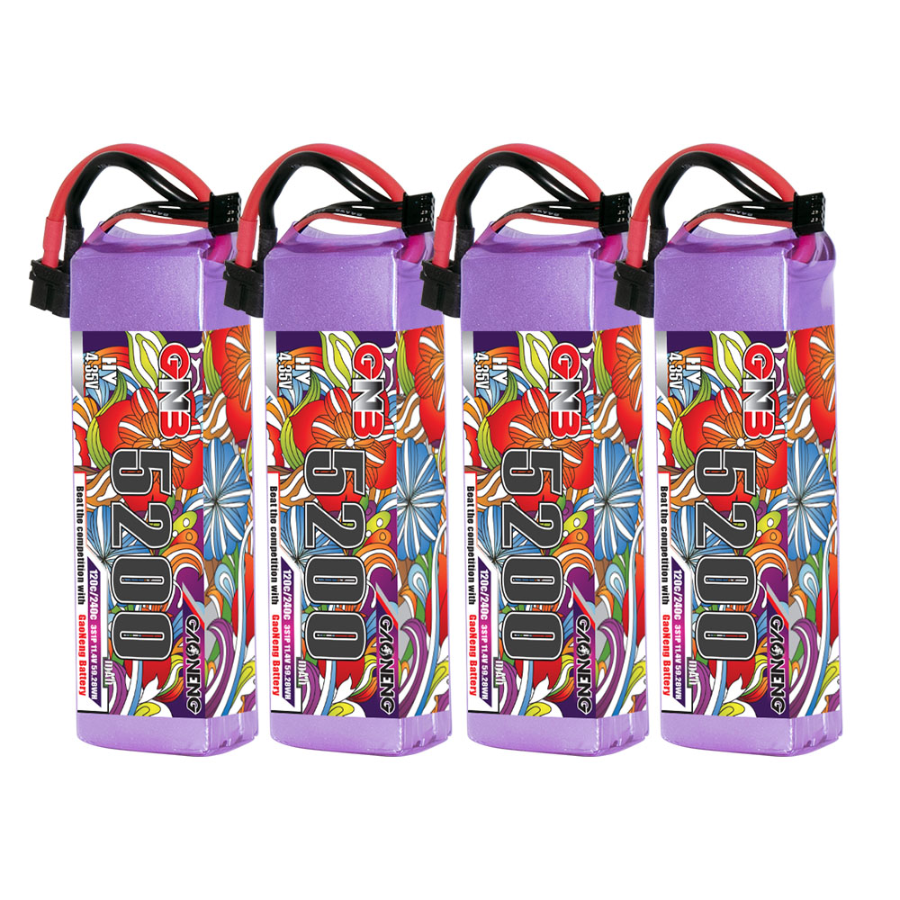 GAONENG GNB LiHV 3S 11.4V 5200mAh 120C LiPo Battery XT60
