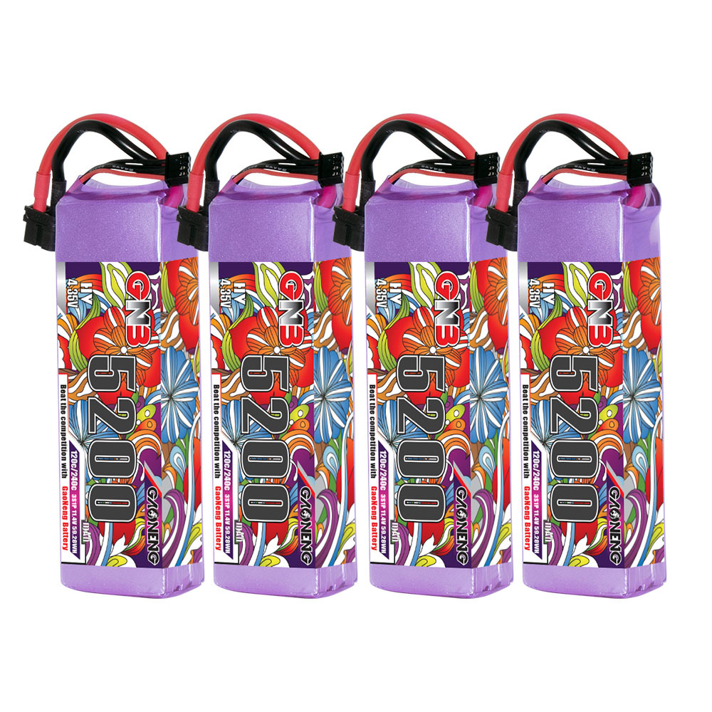 GAONENG GNB LiHV 3S 11.4V 5200mAh 120C LiPo Battery XT60