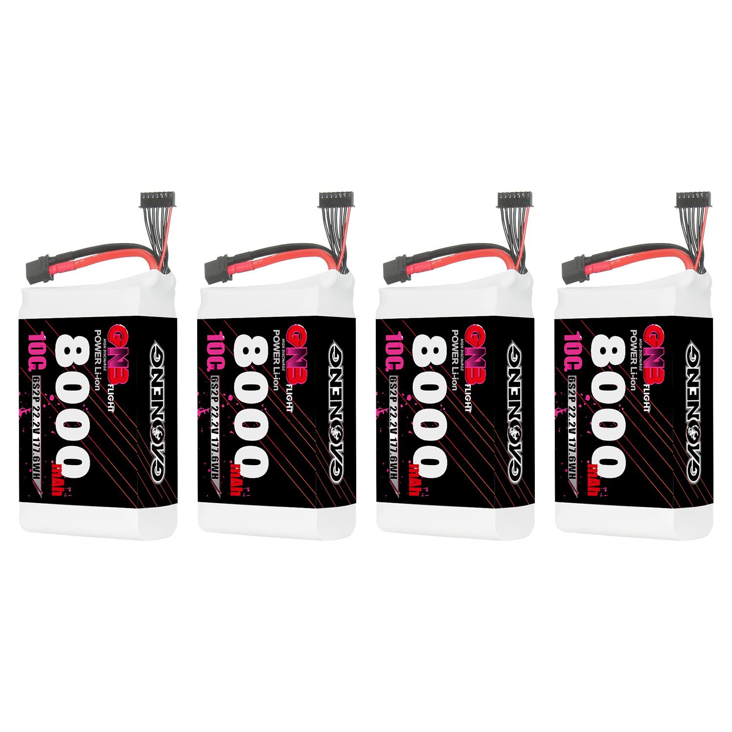 GAONENG GNB 6S 22.2V 8000mAh 10C XT60 Li-ion Battery made with Samsung 21700