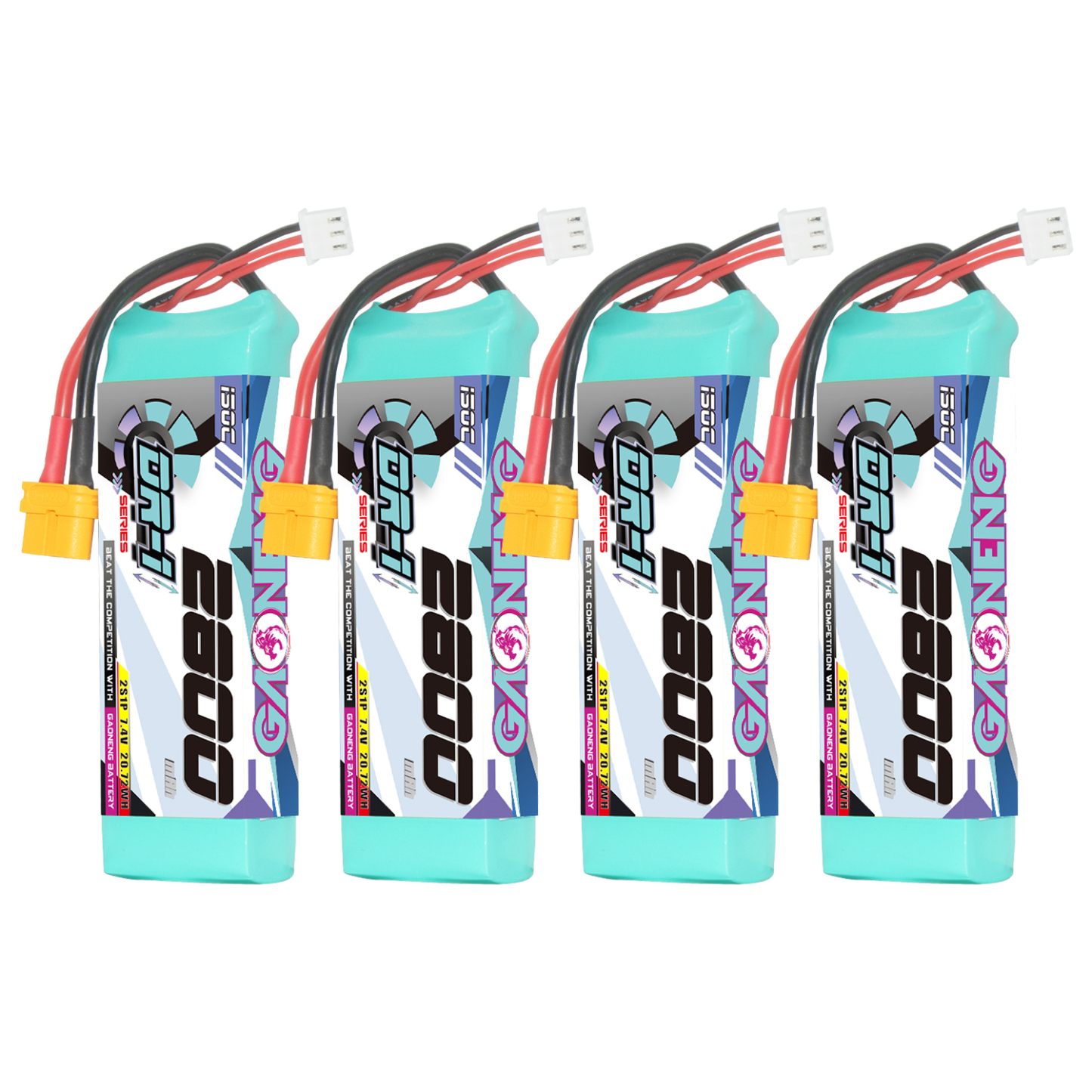 GAONENG GNB DR-1 Series 2S 7.4V 2800mAh 150C LiPo Battery XT60