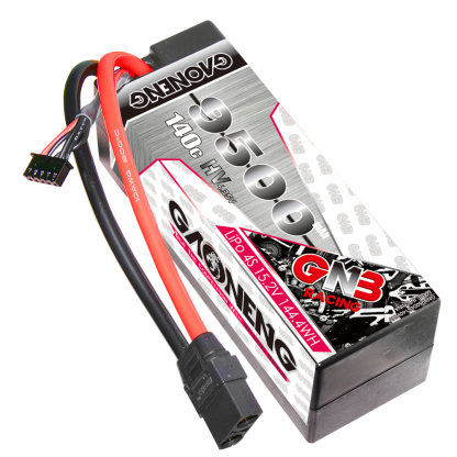 GAONENG GNB LiHV 4S 15.2V 9500mAh 140C Cabled Hard Case LiPo Battery XT90