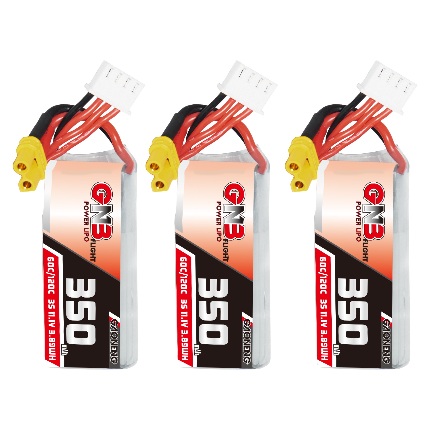 GAONENG GNB 3S 11.1V 350mAh 60C XT30 LiPo Battery