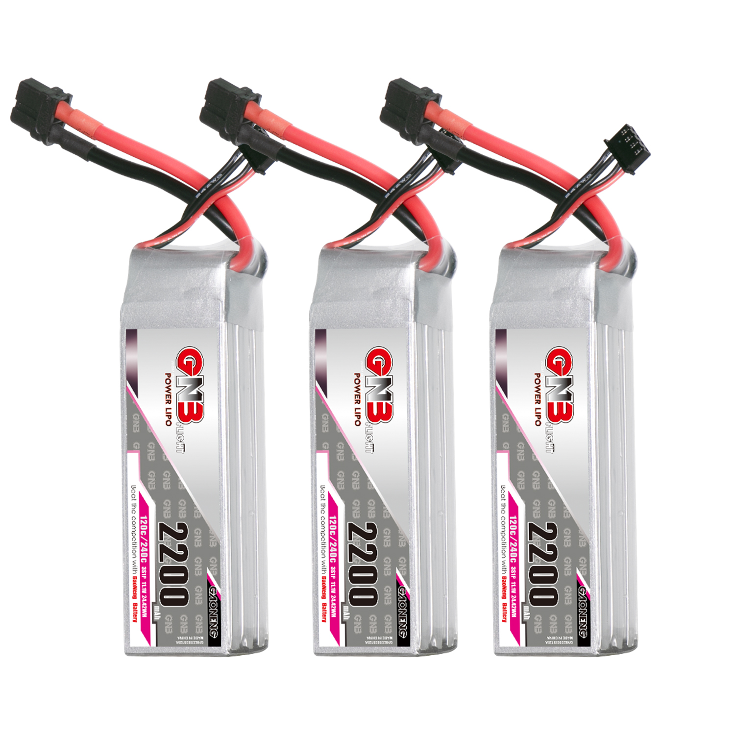 GAONENG GNB 3S 11.1V 2200mAh 120C XT60 LiPo Battery