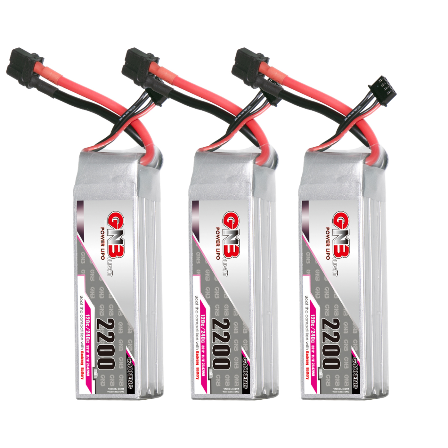 GAONENG GNB 3S 11.1V 2200mAh 120C XT60 LiPo Battery