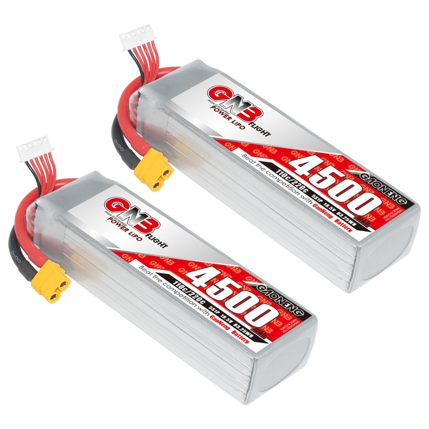 GAONENG GNB 5S 18.5V 4500mAh 110C LiPo Battery XT60