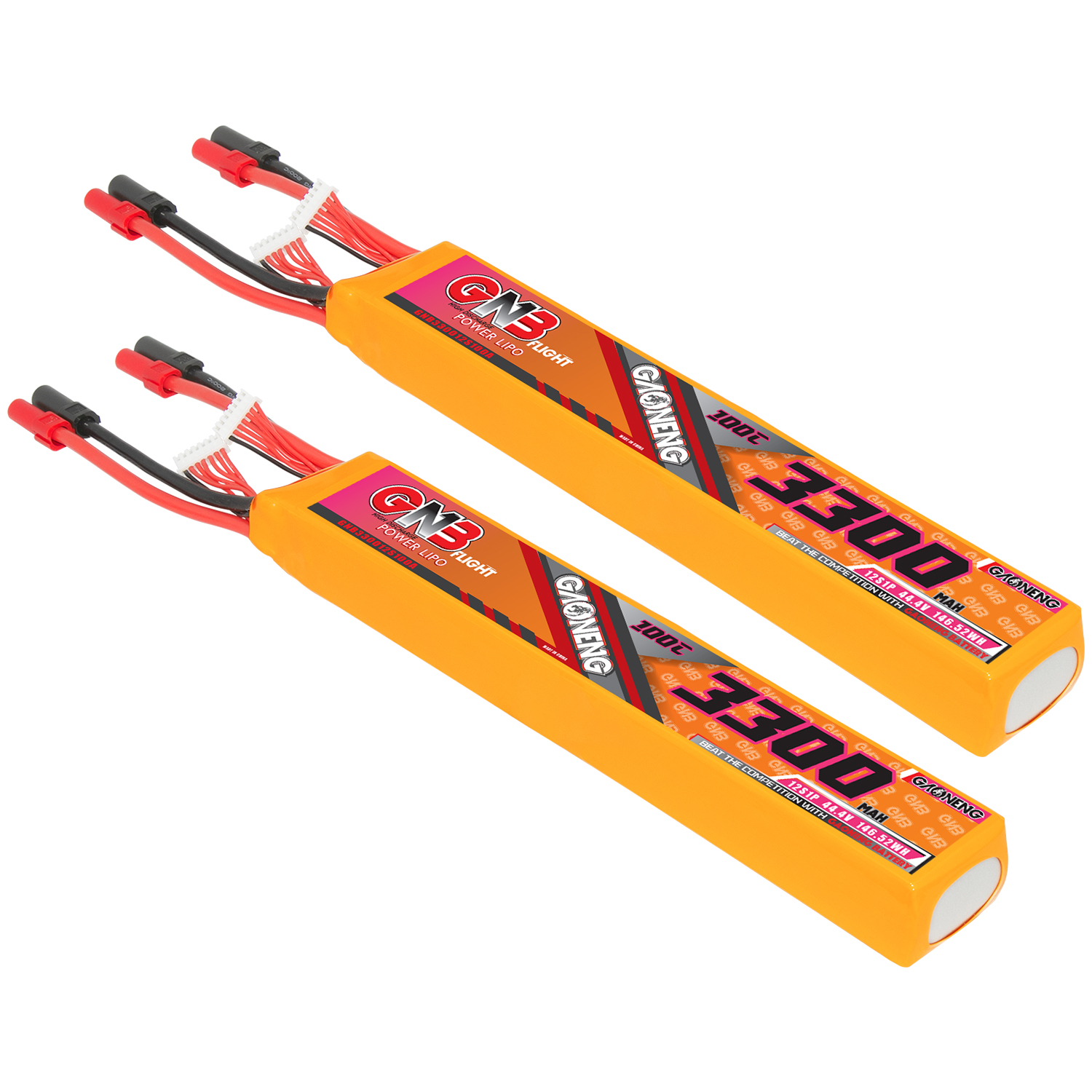 GAONENG GNB 12S 44.4V 3300mAh 100C LiPo Battery XT150