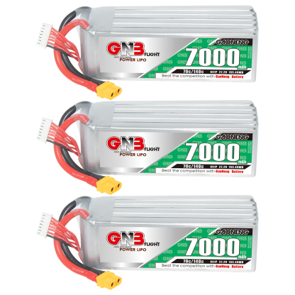 GAONENG GNB 6S 22.2V 7000mAh 70C LiPo Battery XT60