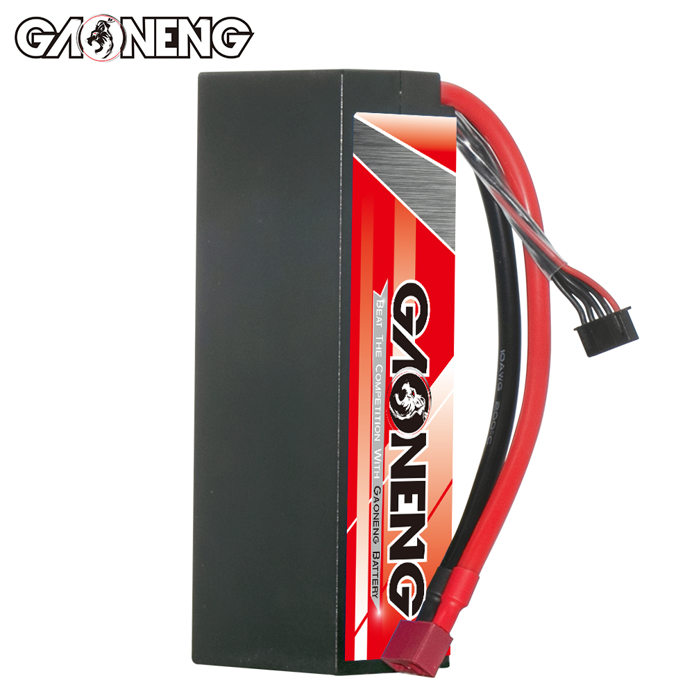 GAONENG GNB 4S 14.8V 6500mAh 120C Cabled Hard Case LiPo Battery T-PLUG