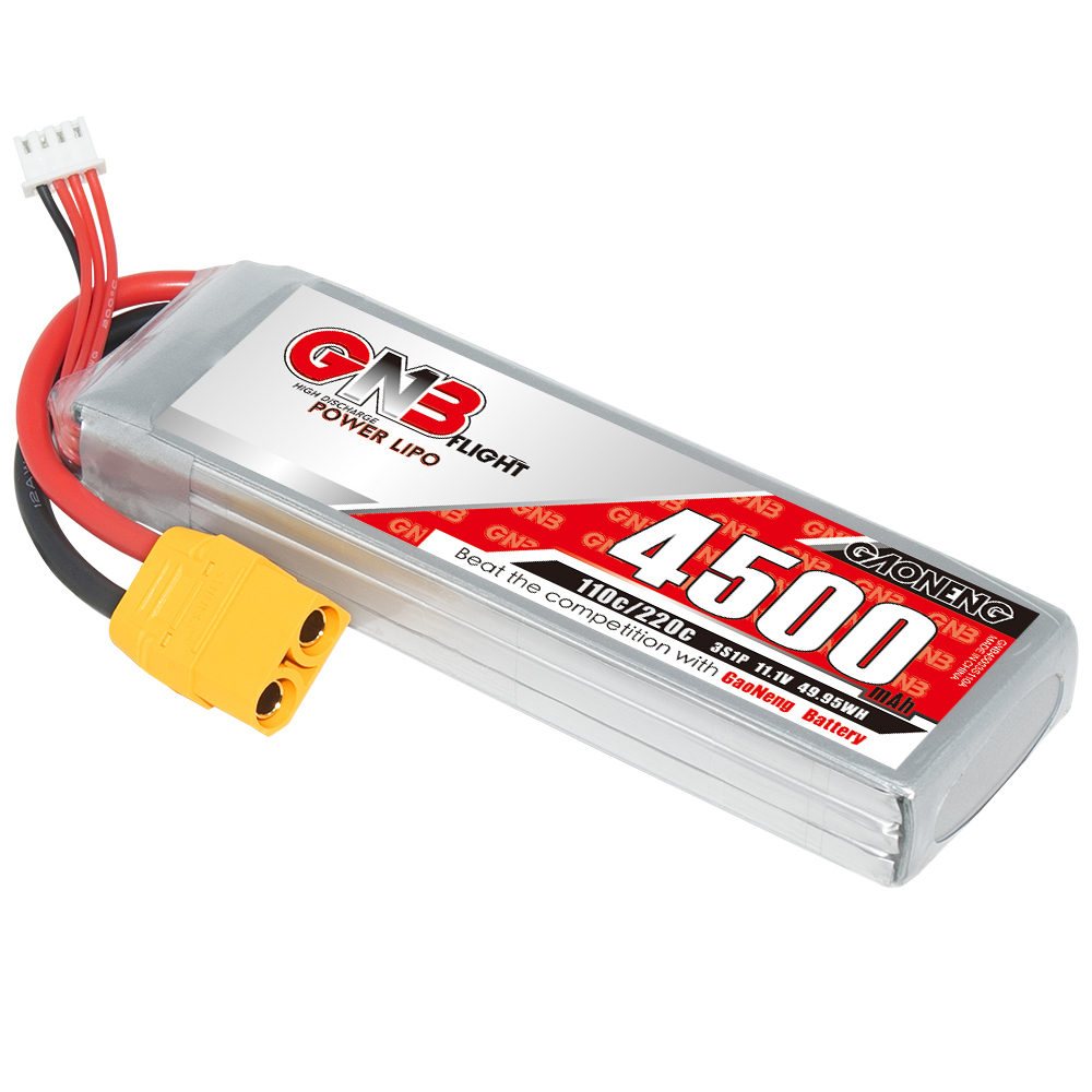GAONENG GNB 3S 11.1V 4500mAh 110C LiPo Battery XT90