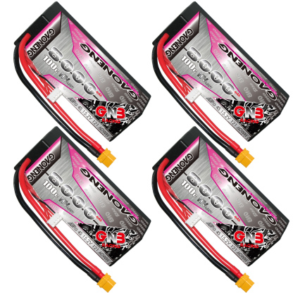 GAONENG GNB LiHV 4S 15.2V 8000mAh 100C Cabled Hard Case LiPo Battery XT60