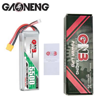 1PCS - GAONENG GNB 2S 7.4V 5500mAh 70C LiPo Battery XT60
