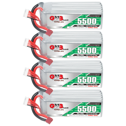 GAONENG GNB 6S 22.2V 5500mAh 70C LiPo Battery T-PLUG