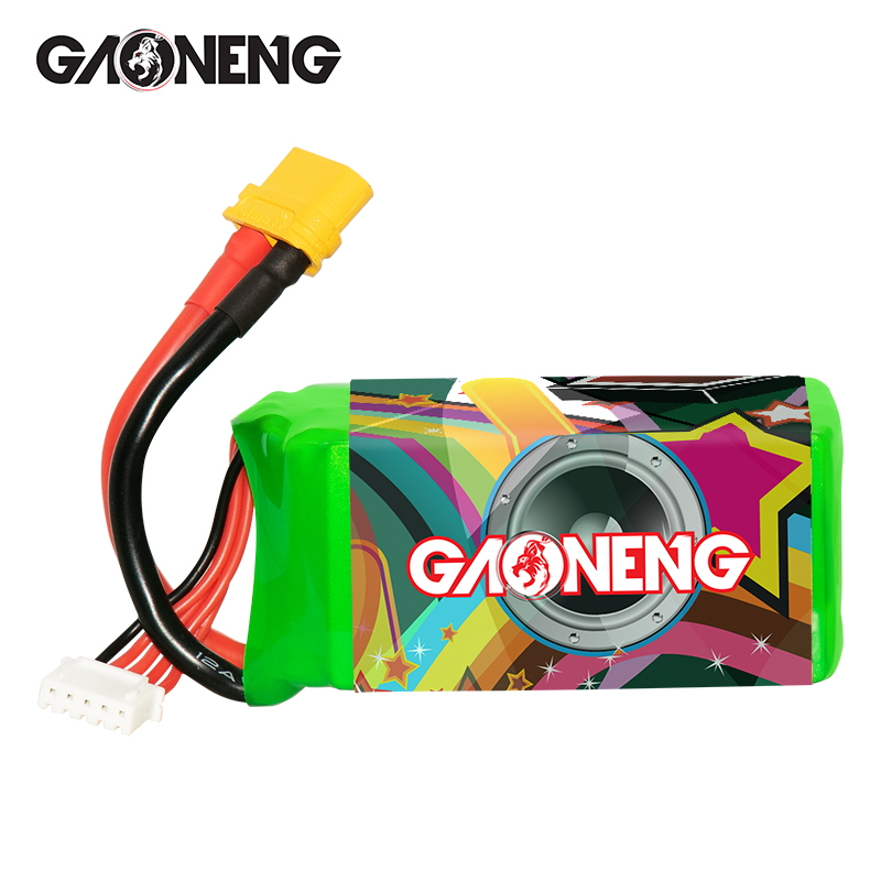 2PCS - GAONENG GNB 4S 14.8V 1550mAh 120C XT60 LiPo Battery