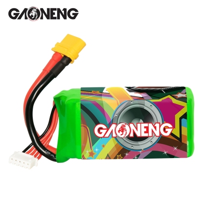 2PCS - GAONENG GNB 4S 14.8V 1550mAh 120C XT60 LiPo Battery