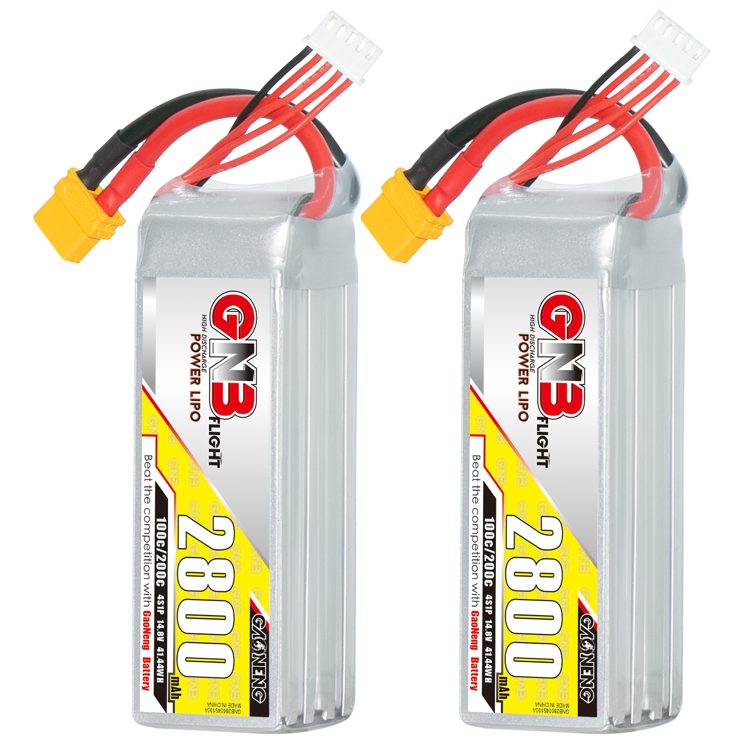 GAONENG GNB 4S 14.8V 2800mAh 100C XT60 LiPo Battery