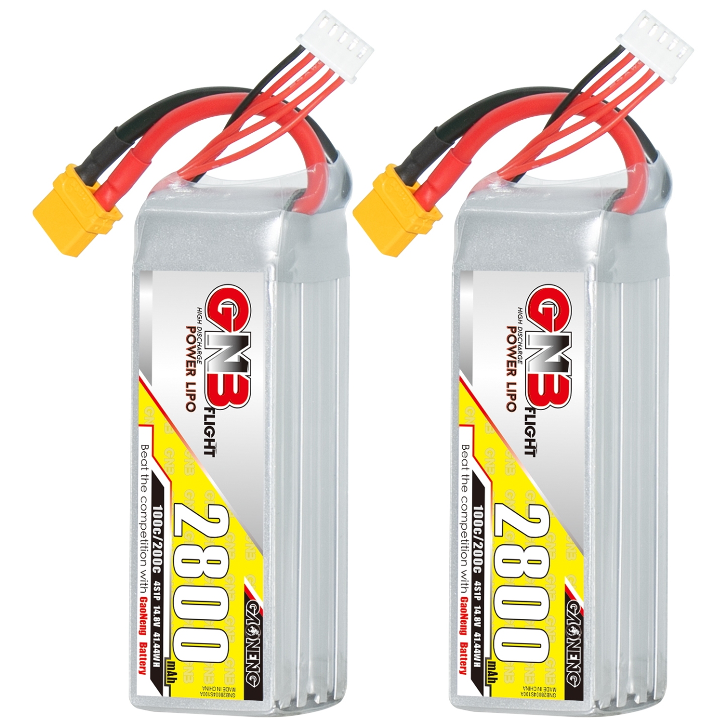 GAONENG GNB 4S 14.8V 2800mAh 100C XT60 LiPo Battery