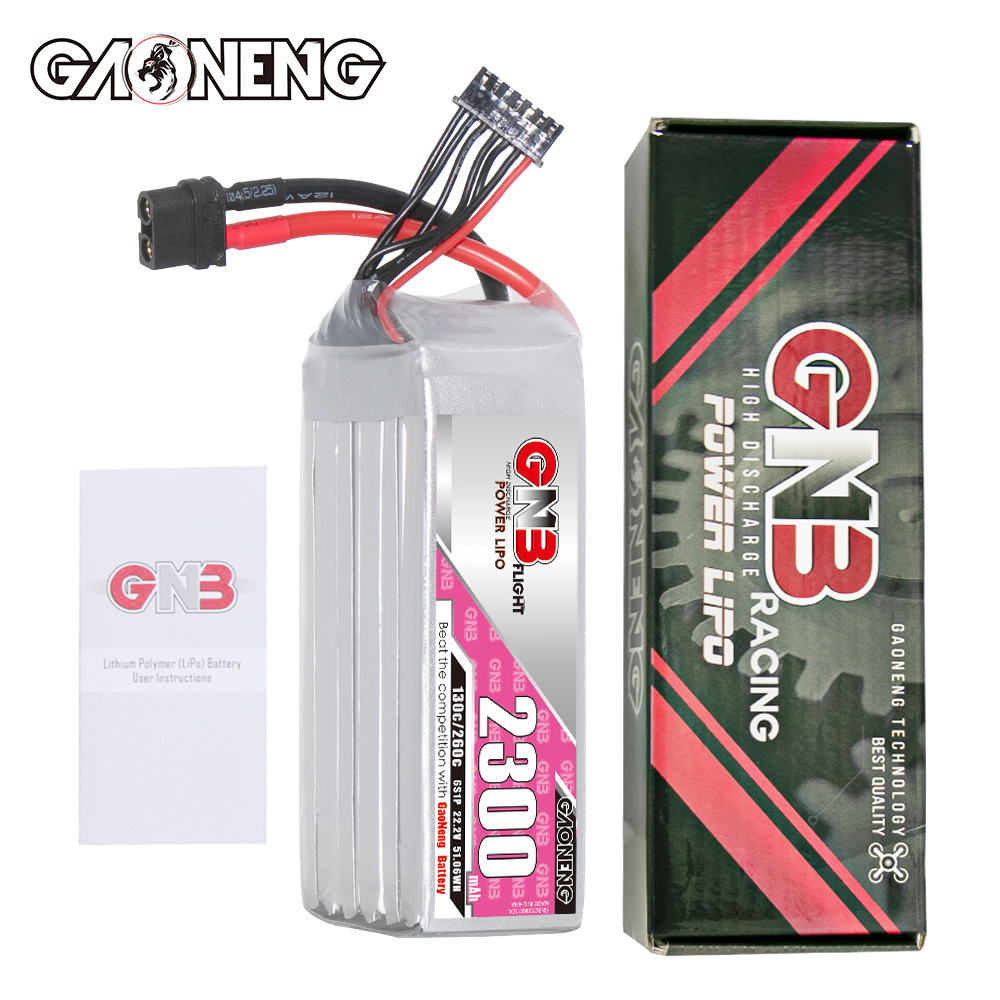GAONENG GNB 6S 22.2V 2300mAh 130C XT60 LiPo Battery