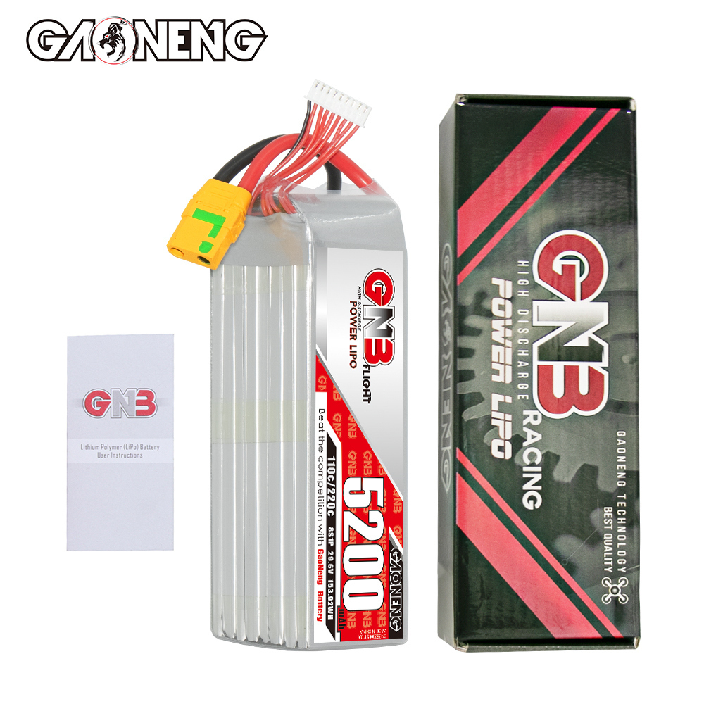 GAONENG GNB 8S 29.6V 5200mAh 110C LiPo Battery XT90S Anti Spark