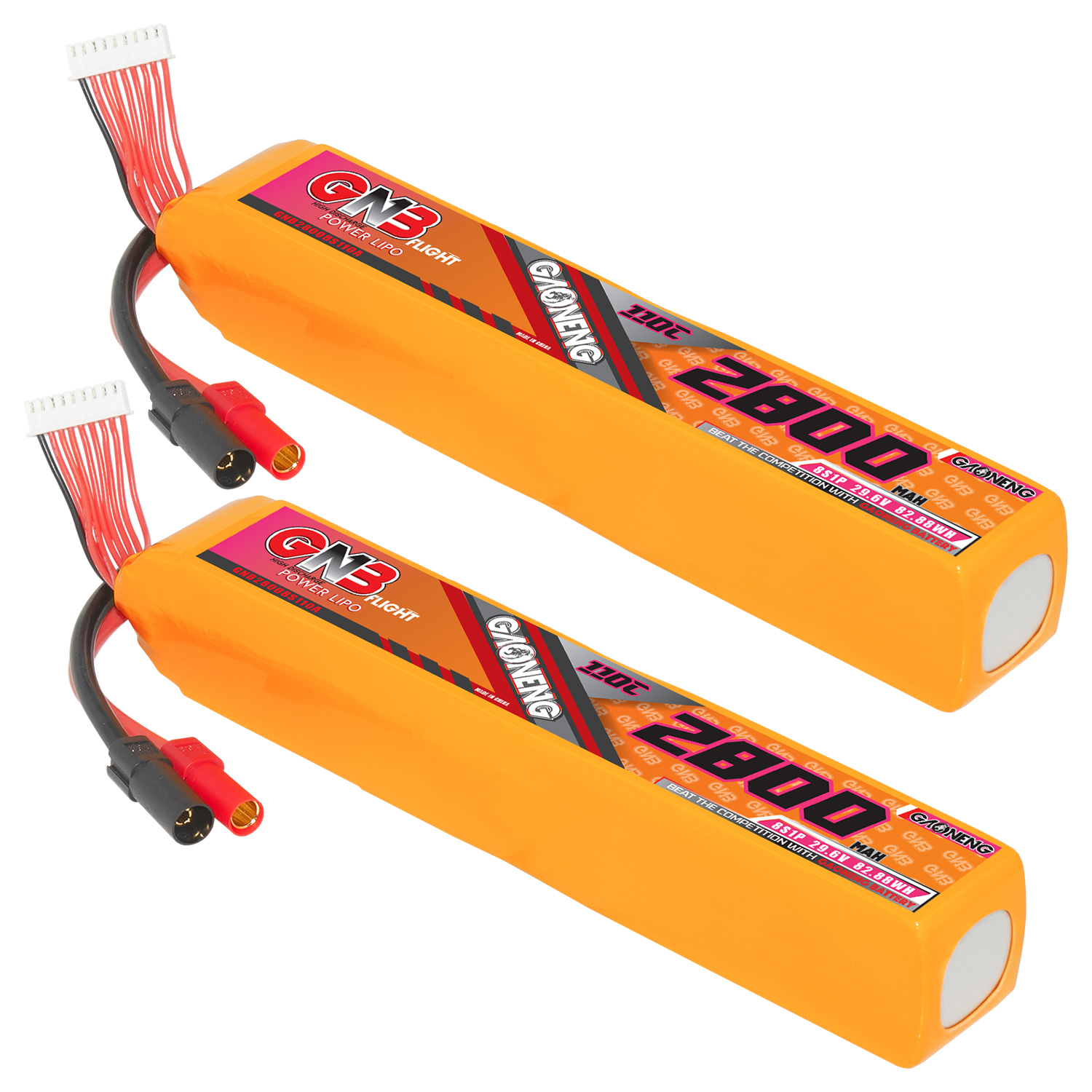 GAONENG GNB 8S 29.6V 2800mAh 110C LiPo Battery XT150