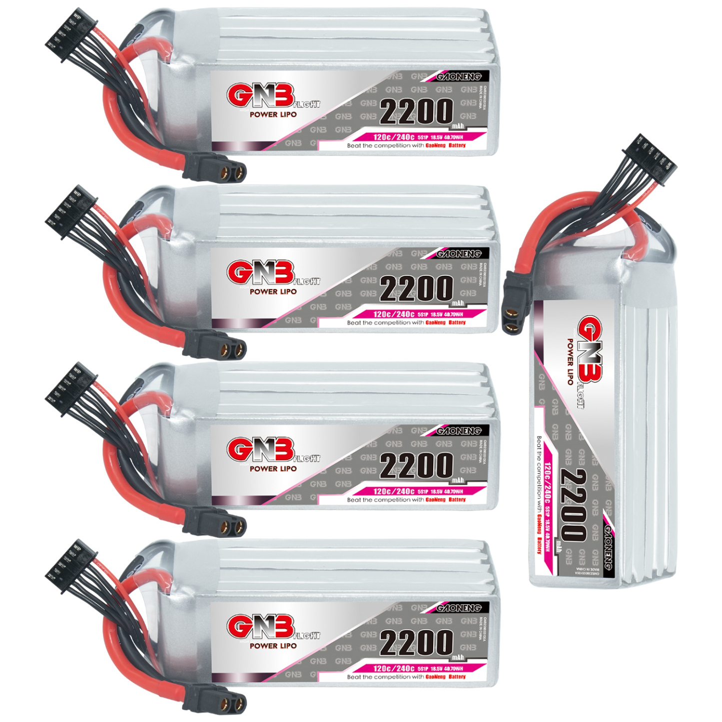 GAONENG GNB 5S 18.5V 2200mAh 120C XT60 LiPo Battery