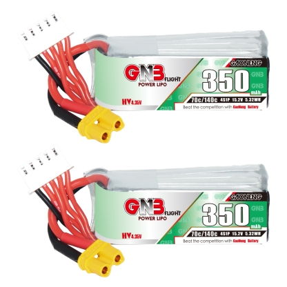 GAONENG GNB LiHV 4S 15.2V 350mAh 70C XT30 LiPo Battery