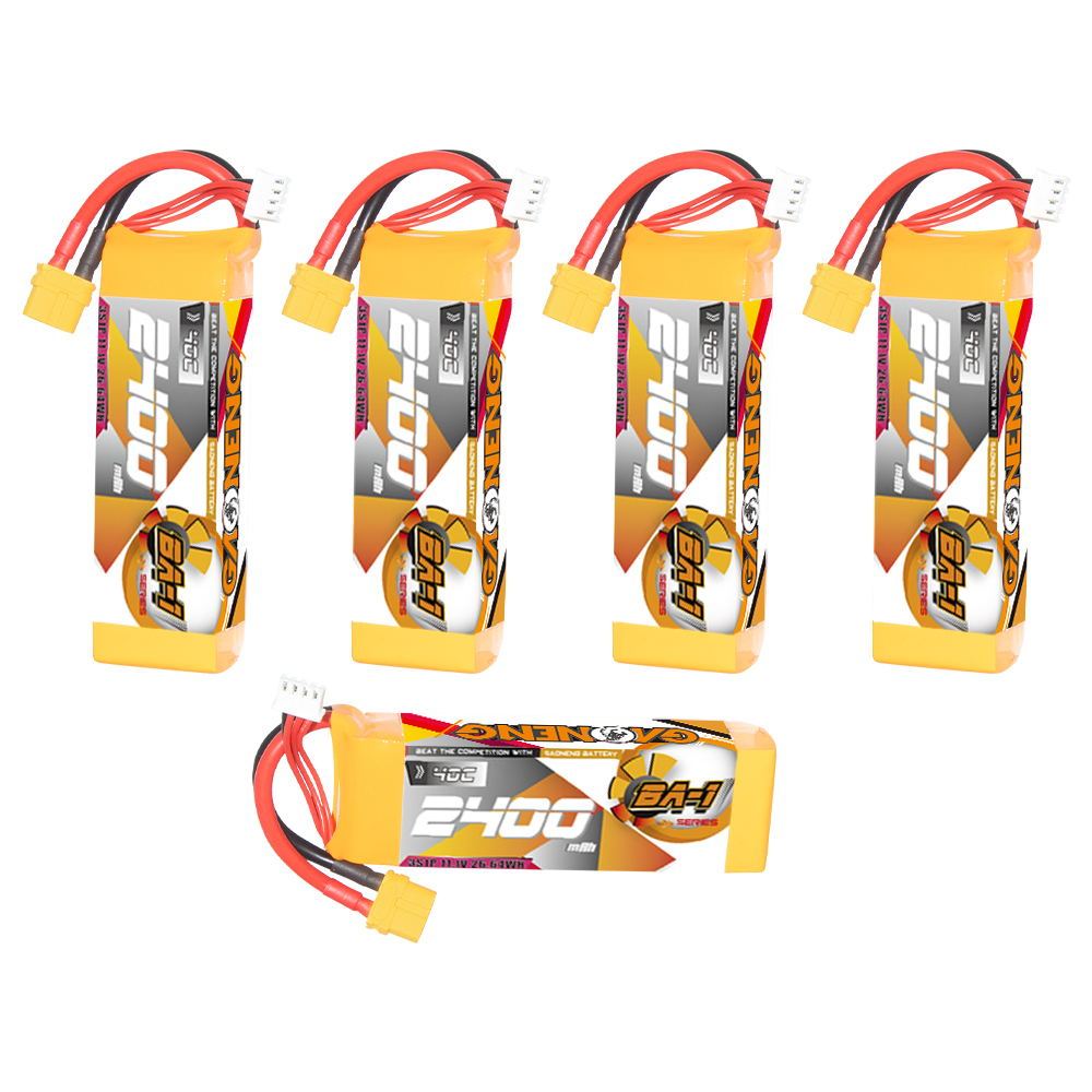 GAONENG GNB BA-1 Series 3S 11.1V 2400mAh 40C LiPo Battery XT60