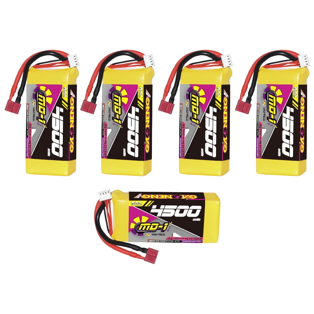 GAONENG GNB MD-1 Series 3S HV 11.4V 4500mAh 60C LiPo Battery T-PLUG
