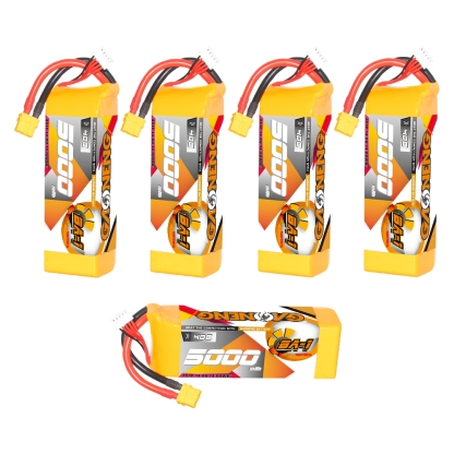 GAONENG GNB BA-1 Series 4S 14.8V 5000mAh 40C LiPo Battery XT60