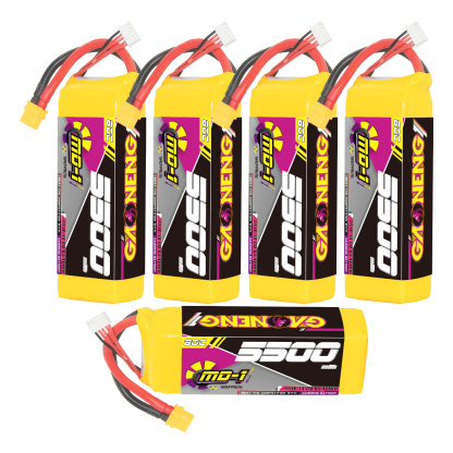 GAONENG GNB MD-1 Series 4S 14.8V 5500mAh 60C LiPo Battery XT60
