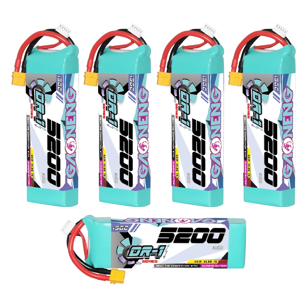 GAONENG GNB DR-1 Series 4S 14.8V 5200mAh 150C LiPo Battery XT60