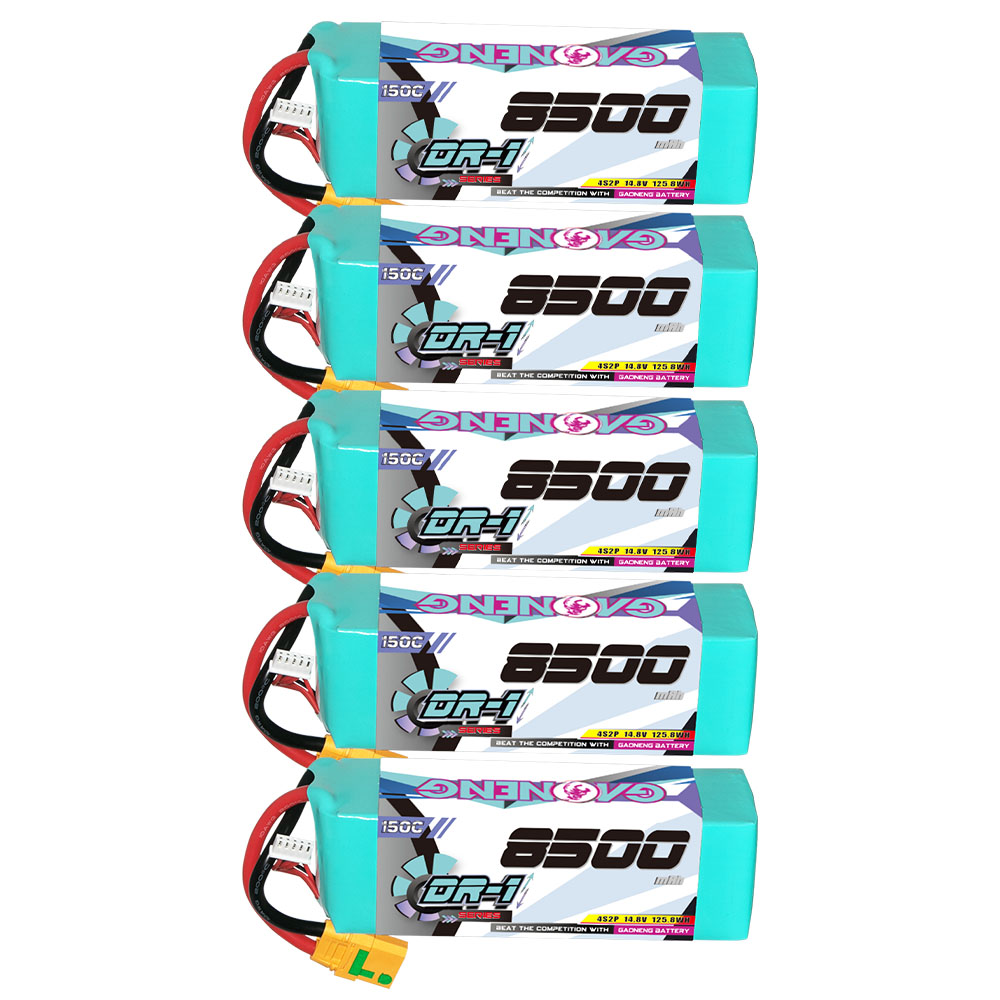 GAONENG GNB DR-1 Series 4S 14.8V 8500mAh 150C LiPo Battery XT90S Anti Spark