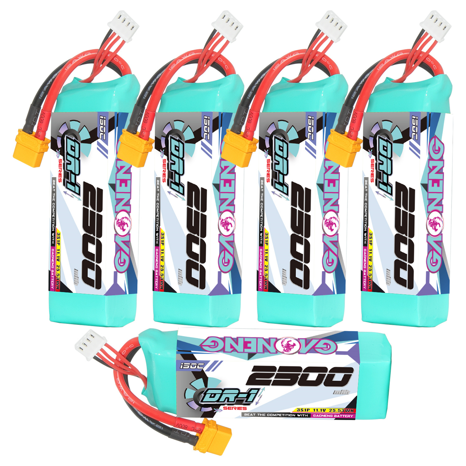 GAONENG GNB DR-1 Series 3S 11.1V 2300mAh 150C LiPo Battery XT60